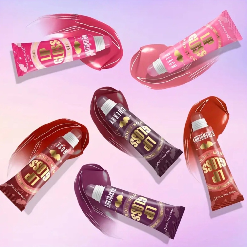 Miss Factor X High Sine Lip Gloss 6 Pack